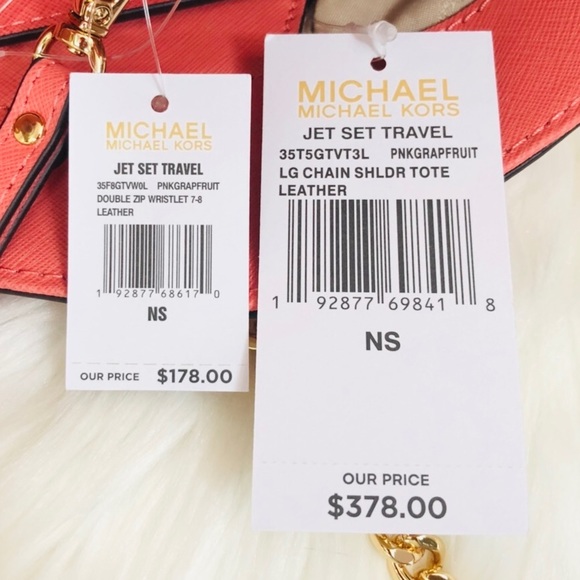 Michael Kors Jet Set Chain Tote Wallet Set - Picture 8 of 8